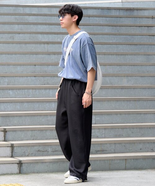 CIAOPANIC TYPY（チャオパニックティピー）の「テックリネンブラッシュドオーバーパンツ（スラックス・メンズ・グレー/ブラック/カーキ・LARGE/MEDIUM）」の22枚目の写真