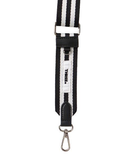 DRESSLAVE(ドレスレイブ)の「THREE DOTS TURQUOISE× DRESSLAVE / 20th ANNIVERSARY TOTE BELT(20thアニバーサリーショルダーストラップ)(ショルダーバッグ・レディース・ブラック・FREE)」の2枚目の写真