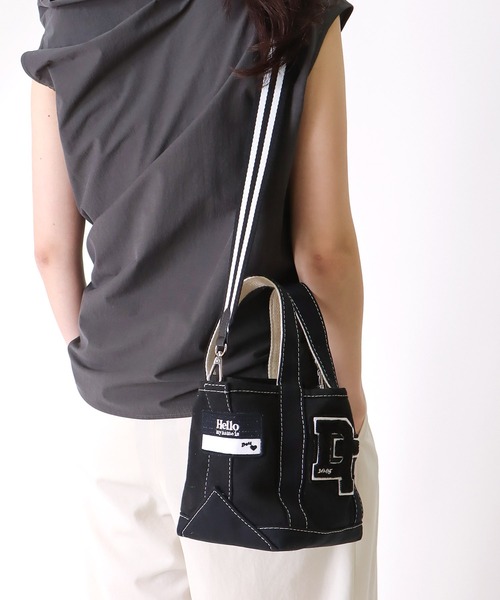 DRESSLAVE(ドレスレイブ)の「THREE DOTS TURQUOISE× DRESSLAVE / 20th ANNIVERSARY TOTE BELT(20thアニバーサリーショルダーストラップ)(ショルダーバッグ・レディース・ブラック・FREE)」の7枚目の写真