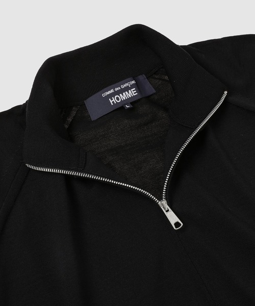 CDG HOMME 縮絨ジップアップニット　AD2003 COMME des GARCONS HOMME 03aw ウール縮絨ジップアップニット