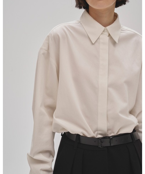 新品◉TODAYFUL◉Softtwill Over Shirts◉ホワイト Softtwill Over Shirts（シャツ/ブラウス）｜TODAYFUL（トゥデイフル
