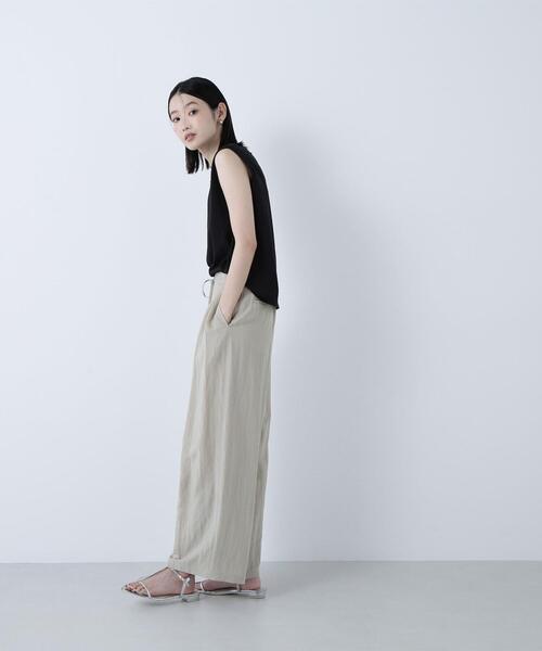 NATURAL BEAUTY BASIC(ナチュラルビューティーベーシック)の「◇リボンベルトリラクシータックパンツ(その他パンツ・レディース・ベージュ/ブラウン・MEDIUM/P/S/SMALL)」の11枚目の写真