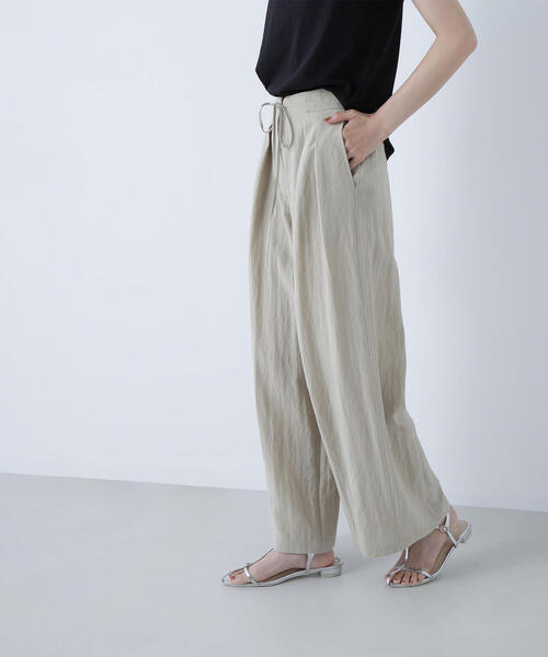 セール】◇リボンベルトリラクシータックパンツ（その他パンツ