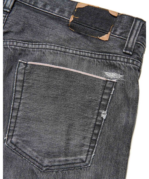 DAMAGED DENIM REGULAR-FIT JEANS（デニムパンツ）｜uniform