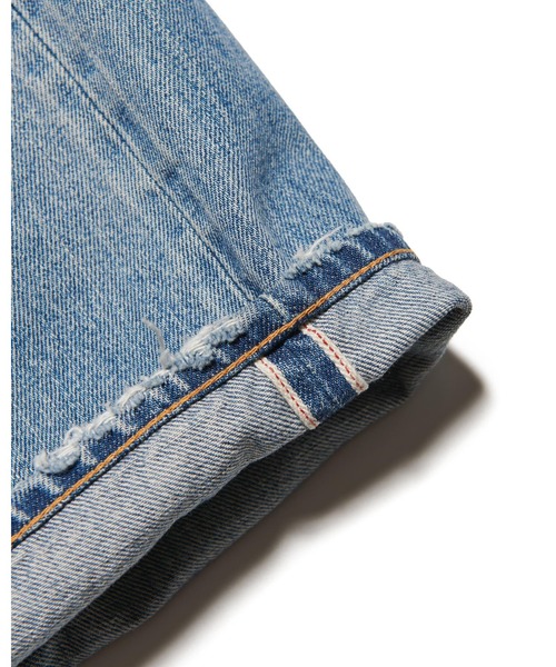 DAMAGED DENIM REGULAR-FIT JEANS（デニムパンツ）｜uniform