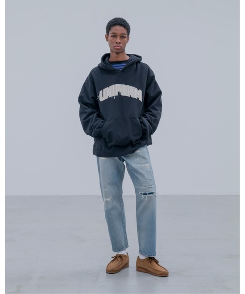 DAMAGED DENIM REGULAR-FIT JEANS（デニムパンツ）｜uniform