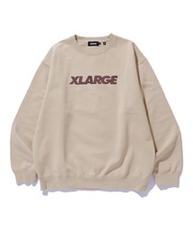X-LARGE】スウェット☆L☆センター刺繍☆グレー☆