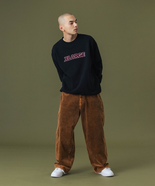 XLARGE（エクストララージ）の「【販売終了】STANDARD LOGO CREWNECK SWEATSHIRT（スウェット・メンズ・アッシュ/ベージュ/ブラック/オリーブ・S/M/L/XL/XXL）」の15枚目の写真