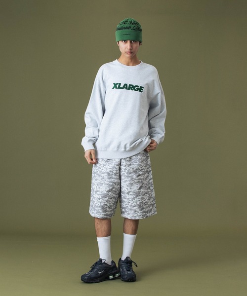 XLARGE（エクストララージ）の「【販売終了】STANDARD LOGO CREWNECK SWEATSHIRT（スウェット・メンズ・アッシュ/ベージュ/ブラック/オリーブ・S/M/L/XL/XXL）」の14枚目の写真