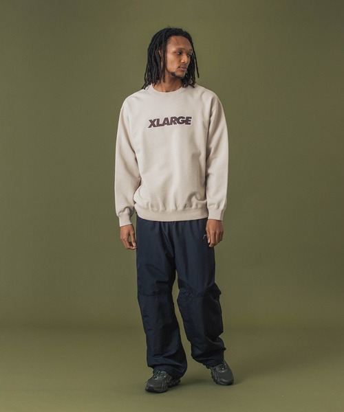 XLARGE（エクストララージ）の「【販売終了】STANDARD LOGO CREWNECK SWEATSHIRT（スウェット・メンズ・アッシュ/ベージュ/ブラック/オリーブ・S/M/L/XL/XXL）」の10枚目の写真