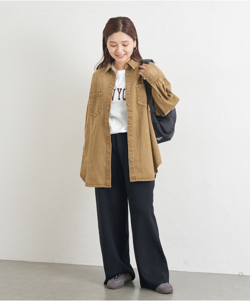 JOURNAL STANDARD(ジャーナルスタンダード)の「《追加》ライトオンスデニムシャツ(シャツ/ブラウス・レディース・キャメル/ブルー系その他/ブラック系その他・FREE)」の6枚目の写真