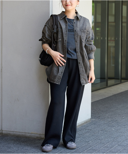 JOURNAL STANDARD(ジャーナルスタンダード)の「《追加》ライトオンスデニムシャツ(シャツ/ブラウス・レディース・キャメル/ブルー系その他/ブラック系その他・FREE)」の11枚目の写真
