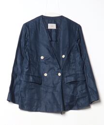 IENA ノーカラーリネンブルゾン 美品 IENA（ノーカラージャケット）のフリマアイテム一覧