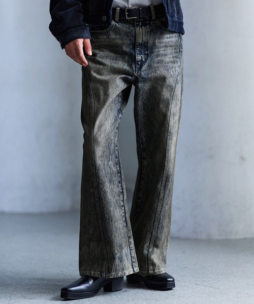 CLEL(クレイル)の「【CLEL】Vintage Design 3D Denim / ヴィンテージデザイン 3Dデニム(デニムパンツ・メンズ・ブルー系1/ブルー系/ブラック・L/M/S/XS)」の19枚目の写真