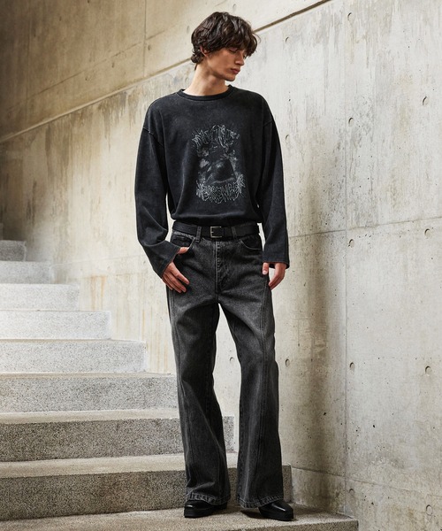 CLEL(クレイル)の「【CLEL】Vintage Design 3D Denim / ヴィンテージデザイン 3Dデニム(デニムパンツ・メンズ・ブルー系1/ブルー系/ブラック・L/M/S/XS)」の6枚目の写真
