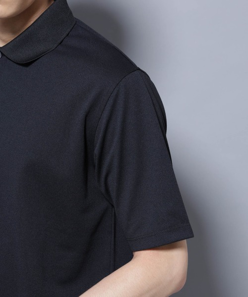 NANO universe（ナノユニバース）の「「N POLO」 AERO FREEZE 鹿の子ポロシャツ（ポロシャツ・メンズ・ブラック/ホワイト・L/M/S）」の20枚目の写真