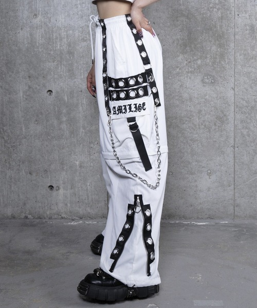 新品Amilige サスペンダー付きワイドパンツ　S サスペンダー付きワイドパンツ（その他パンツ）｜Amilige