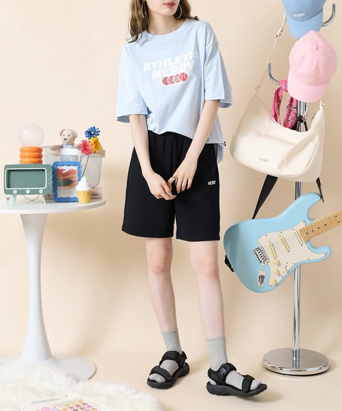 NERDY（ノルディ）の「Tシャツ（Tシャツ/カットソー・レディース・ホワイト/ブルー・S/M/L）」の18枚目の写真