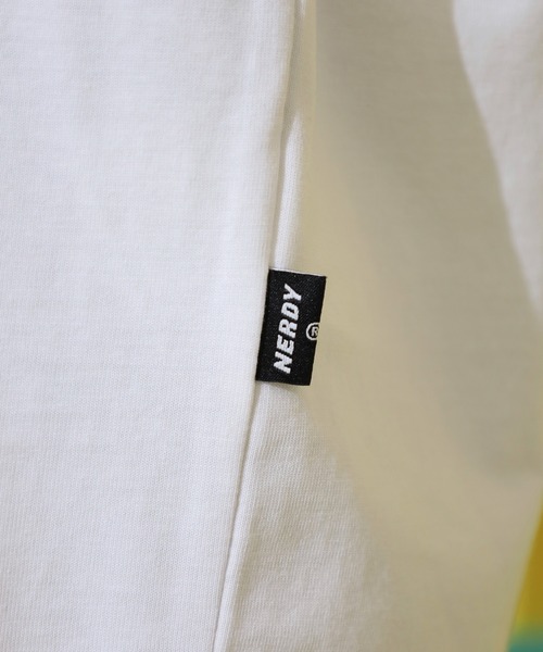 NERDY（ノルディ）の「Tシャツ（Tシャツ/カットソー・レディース・ホワイト/ブルー・S/M/L）」の8枚目の写真
