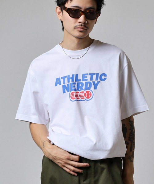 NERDY（ノルディ）の「Tシャツ（Tシャツ/カットソー・レディース・ホワイト/ブルー・S/M/L）」の21枚目の写真