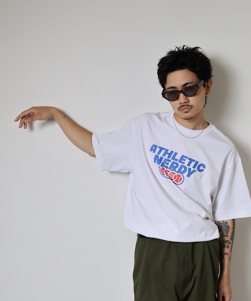 NERDY（ノルディ）の「Tシャツ（Tシャツ/カットソー・レディース・ホワイト/ブルー・S/M/L）」の20枚目の写真