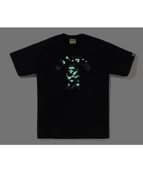 A BATHING APE(アベイシングエイプ)の「CITY CAMO COLLEGE TEE(Tシャツ/カットソー・メンズ・ホワイト/ブラック・XXX-LARGE/MEDIUM/XX-LARGE/X-LARGE/LARGE/SMALL)」の4枚目の写真