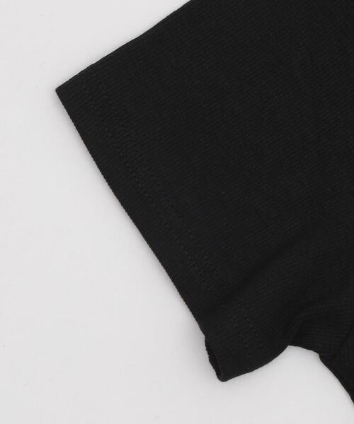 dispark(ディスパーク)の「DISPARK/スタッズサイドギャザープリントT(Tシャツ/カットソー・レディース・ブラック/ホワイト・FREE)」の15枚目の写真