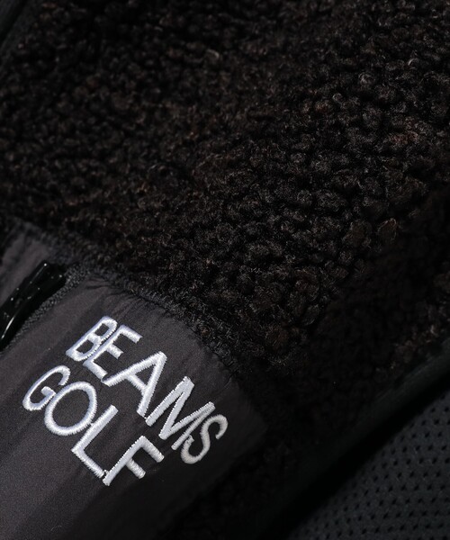 BEAMS GOLF(ビームスゴルフ)の「ORANGE LABEL / 切り替え フェイクファー ボアベスト(ベスト・レディース・ブラック/ホワイト系その他5・SMALL/LARGE/MEDIUM)」の13枚目の写真