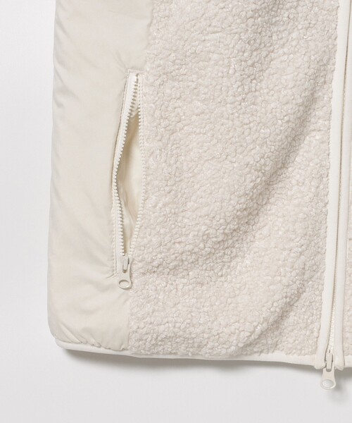 BEAMS GOLF(ビームスゴルフ)の「ORANGE LABEL / 切り替え フェイクファー ボアベスト(ベスト・レディース・ブラック/ホワイト系その他5・SMALL/LARGE/MEDIUM)」の17枚目の写真