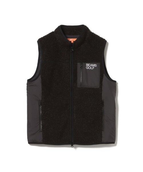 BEAMS GOLF(ビームスゴルフ)の「ORANGE LABEL / 切り替え フェイクファー ボアベスト(ベスト・レディース・ブラック/ホワイト系その他5・SMALL/LARGE/MEDIUM)」の21枚目の写真