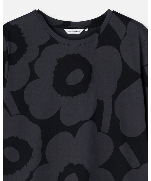 marimekko(マリメッコ)の「Tunnit Unikko / t-shirt(Tシャツ/カットソー・レディース・ブラック・X-SMALL/SMALL/MEDIUM/LARGE)」の4枚目の写真