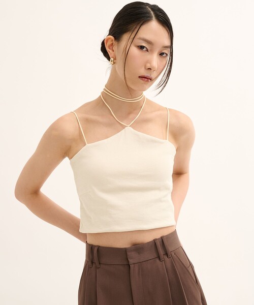 hazyホルターネックラインキャミ（キャミソール）｜PUBLIC TOKYO
