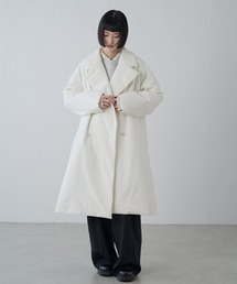 Lui's（ルイス）の「【ETHERMALOFT(R)】2WAYカラー中綿ロングコート（チェスターコート）」