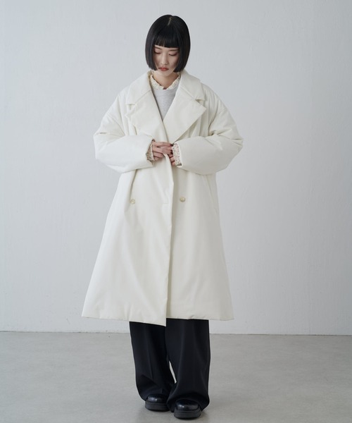 Lui's（ルイス）の「【ETHERMALOFT(R)】2WAYカラー中綿ロングコート