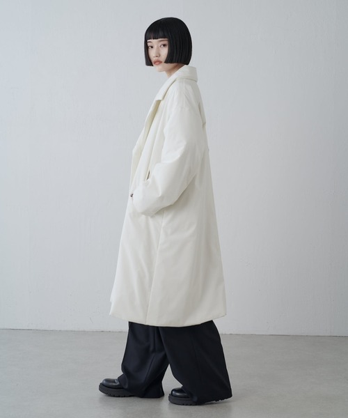 Lui's（ルイス）の「【ETHERMALOFT(R)】2WAYカラー中綿ロングコート