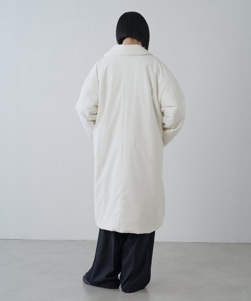 セール】【ETHERMALOFT(R)】2WAYカラー中綿ロングコート（チェスター