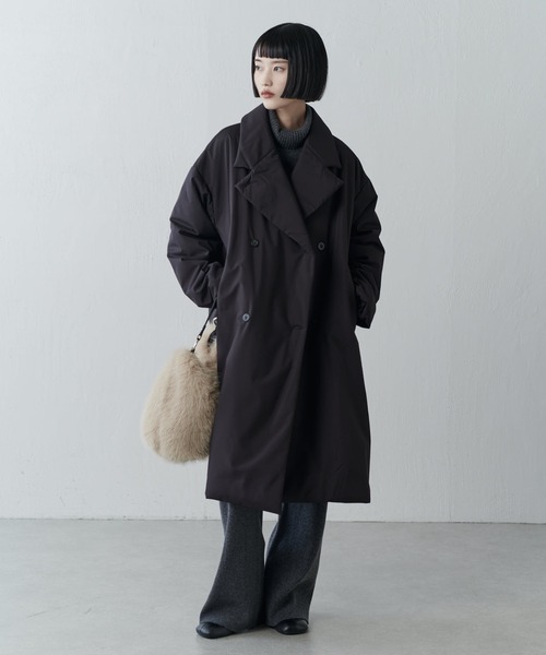 Lui's ロングコート コート アウター ルイス ブラック 黒 SURJENT ダブルロングオーバーコート（チェスターコート）｜Lui's