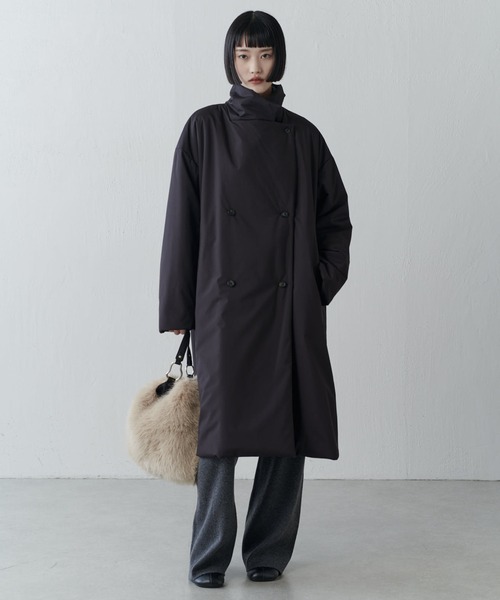 Lui's（ルイス）の「【ETHERMALOFT(R)】2WAYカラー中綿ロングコート