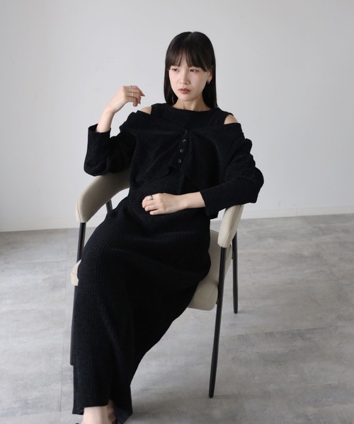 model：164cm. 着用サイズ：FREE