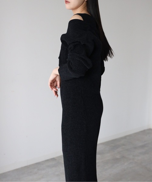 model：164cm. 着用サイズ：FREE