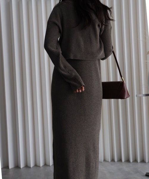 model：164cm. 着用サイズ：FREE