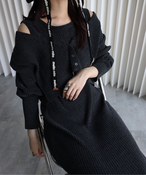 model：164cm. 着用サイズ：FREE