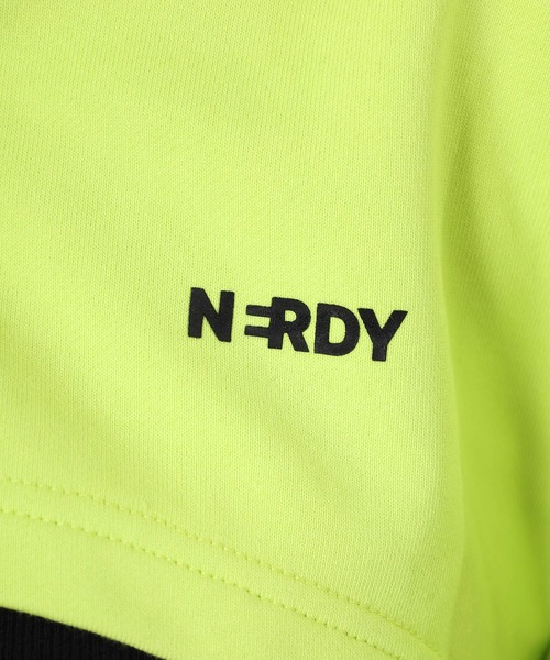 NERDY（ノルディ）の「ボレロフーディージップアップ（パーカー・レディース・ホワイト/グリーン/ブラック・M/S）」の10枚目の写真