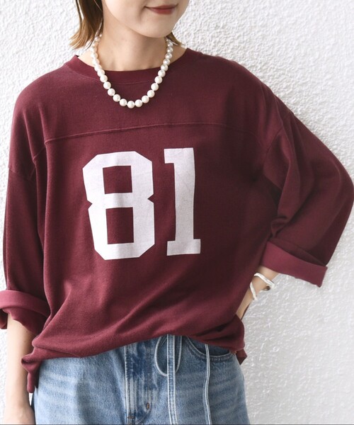 SHIPS別注】81BRANCA:ナンバリング TEE（Tシャツ/カットソー