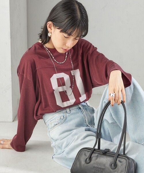 tシャツ 「SHIPS別注」81BRANCA:ナンバリング TEE レディース SHIPS別注】81BRANCA:ナンバリング TEE（Tシャツ/カットソー