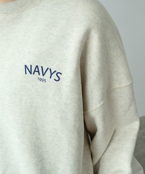 PAR ICI（パーリッシィ）の「NAVYS フレンチテリー スウェットプルオーバー（スウェット・レディース・グレー/アイボリー/グリーン・FREE）」の7枚目の写真