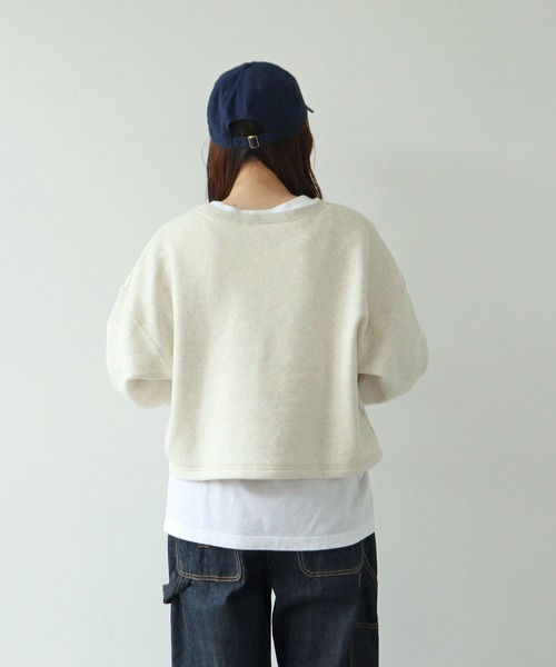 PAR ICI（パーリッシィ）の「NAVYS フレンチテリー スウェットプルオーバー（スウェット・レディース・グレー/アイボリー/グリーン・FREE）」の11枚目の写真