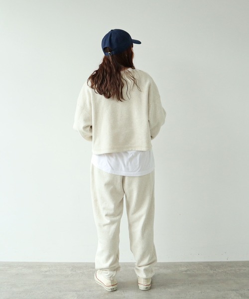 PAR ICI（パーリッシィ）の「NAVYS フレンチテリー スウェットプルオーバー（スウェット・レディース・グレー/アイボリー/グリーン・FREE）」の16枚目の写真