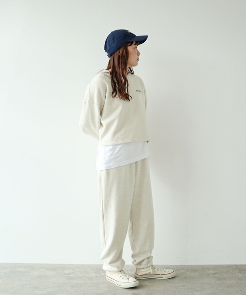 PAR ICI（パーリッシィ）の「NAVYS フレンチテリー スウェットプルオーバー（スウェット・レディース・グレー/アイボリー/グリーン・FREE）」の17枚目の写真