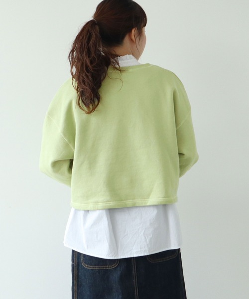 PAR ICI（パーリッシィ）の「NAVYS フレンチテリー スウェットプルオーバー（スウェット・レディース・グレー/アイボリー/グリーン・FREE）」の19枚目の写真